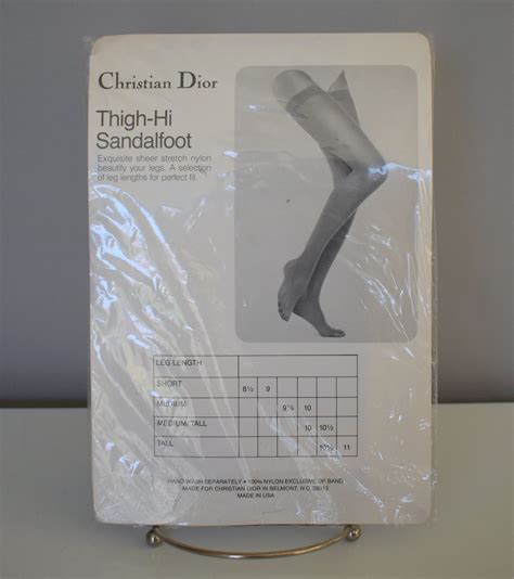 christian dior thigh high stockings